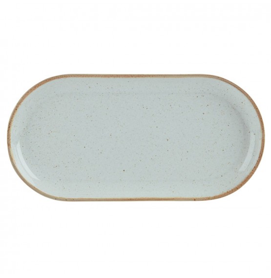Seasons Stone Narrow Oval Plate